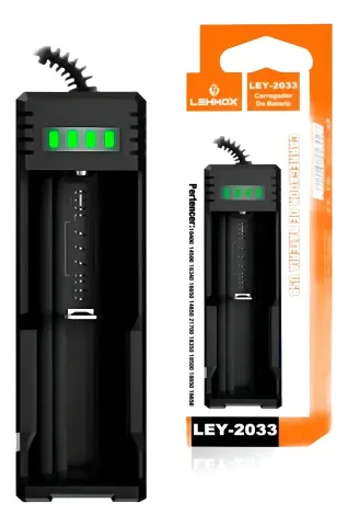 Carregador De Pilhas E Baterias Usb Ley-2033 5v