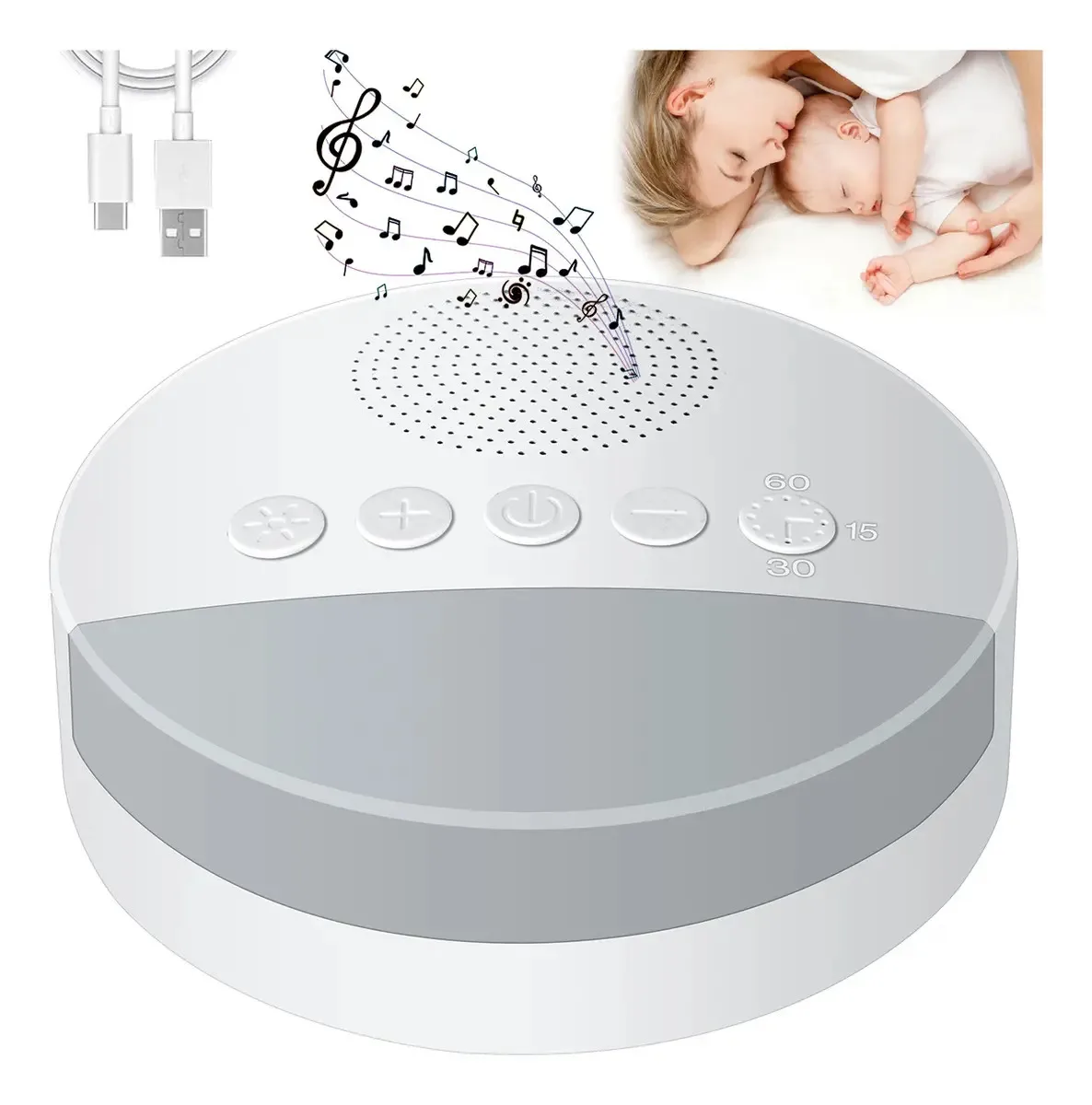Música Acalmar Dormir Bem Bebê Ruído Branco Som De Útero foto 2