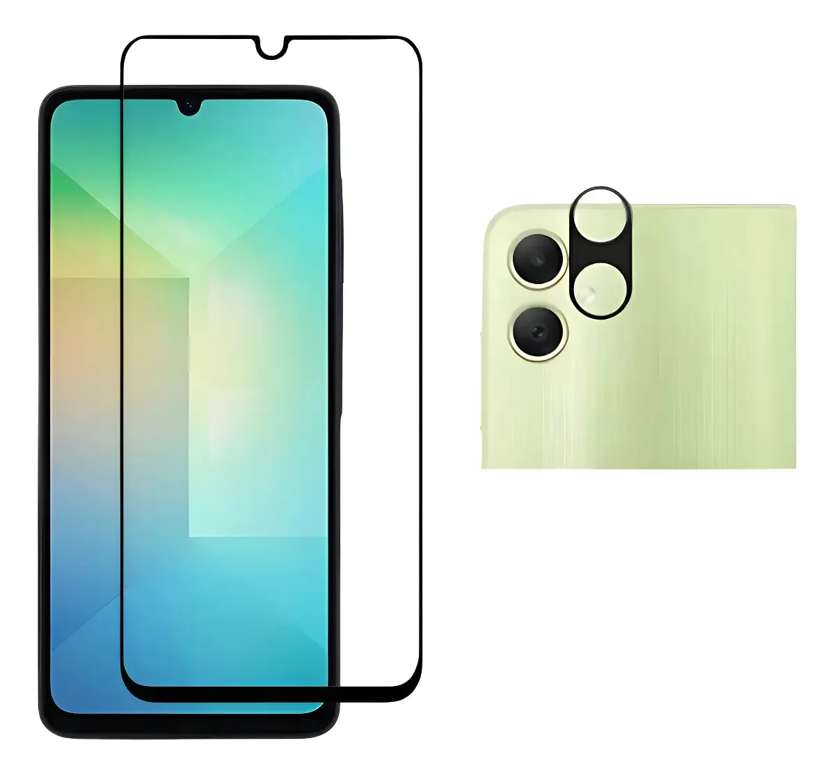 Película De Vidro 3d + Película De Câmera Para Galaxy A06
