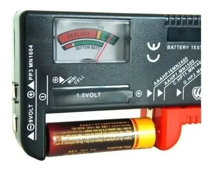 Testador Pilhas Baterias Medidor Normal Recarregável Oficina foto 2