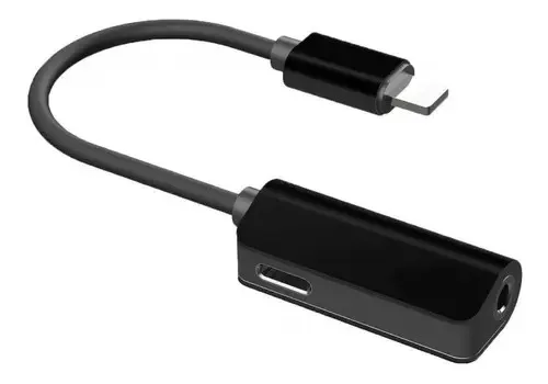 Adaptador Fone P2 + Carregador Lightning iPhone XR +