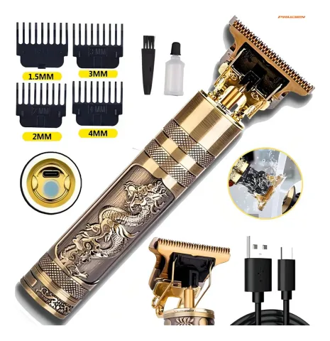 Máquina de Acabamento Hair Trimmer YT-10 Sem Fio Barba