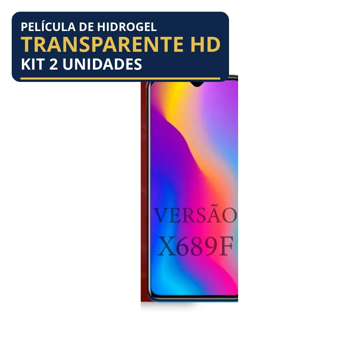 Kit 2 Películas Hidrogel Transparente Infinix Hot 11 X689F