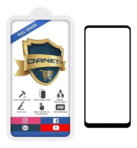 Película Vidro Temperado 3d Full Cover LG K61 Tela De 6.5