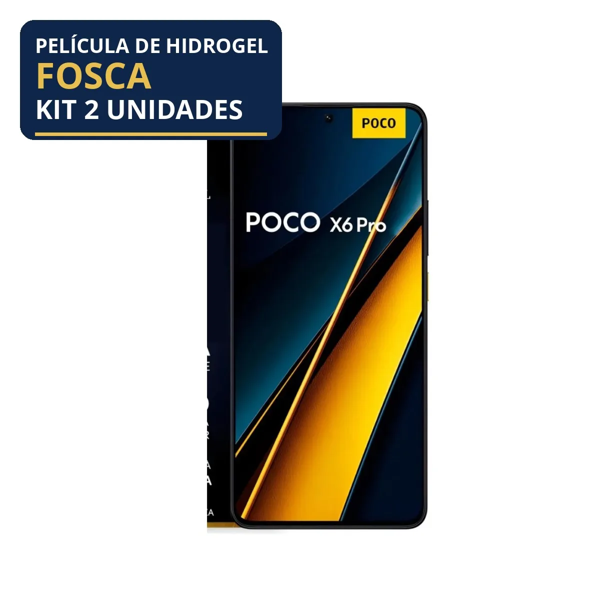 Kit 2 Películas Hidrogel Fosca Poco X6 Pro
