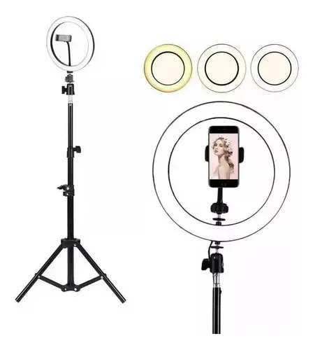 Ring Light Led 8 Polegadas, Tripe 1,8m foto 2