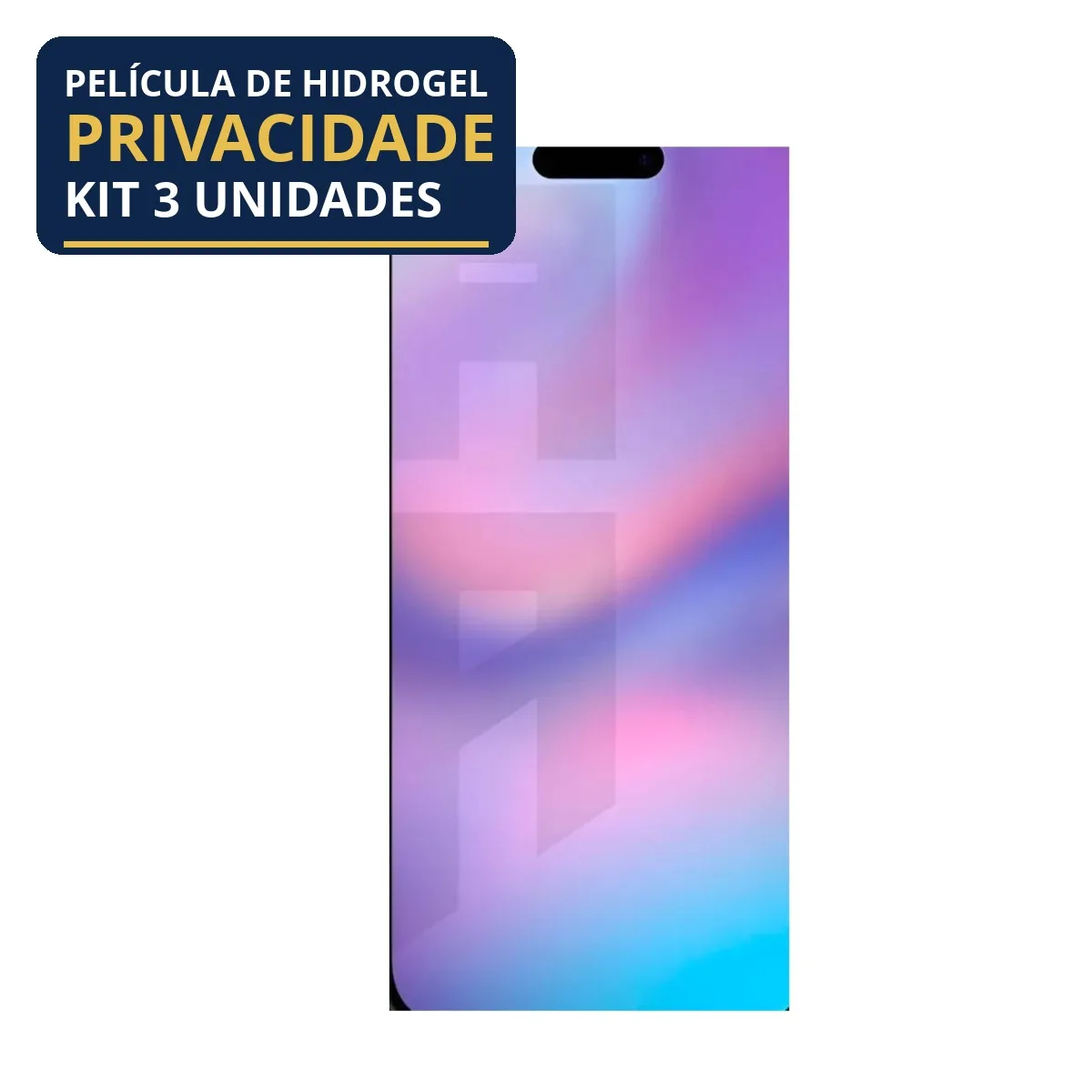 Kit 3 Películas Hidrogel Privacidade iPhone 17 Pro