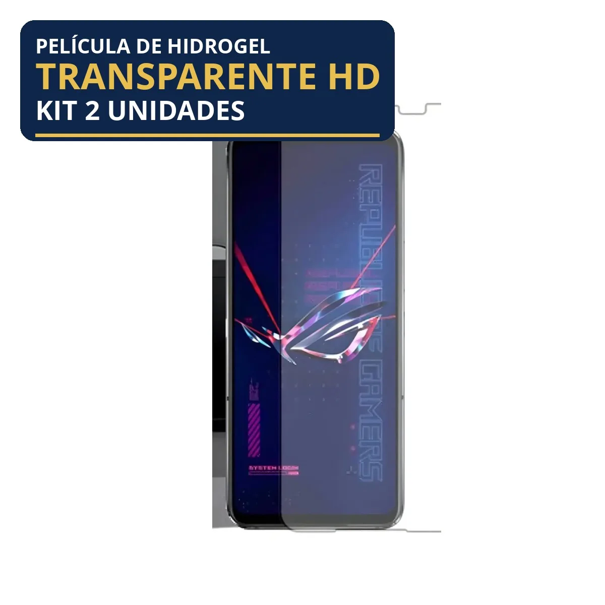 Kit 2 Películas Hidrogel Transparente Rog Phone 6 Rog Phone