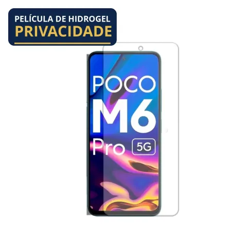 Película Mi Poco M6 Pro 5g Hidrogel Privacidade Frontal