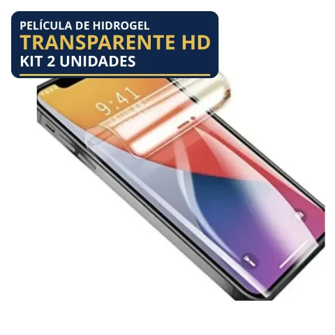 Kit 2 Películas Hidrogel Transparente iPhone SE 14 Pro 15