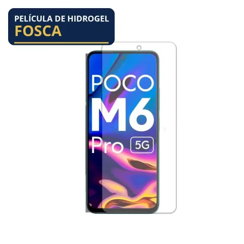 Película Hidrogel Fosca Antirreflexo para Mi Poco M6 Pro 5G