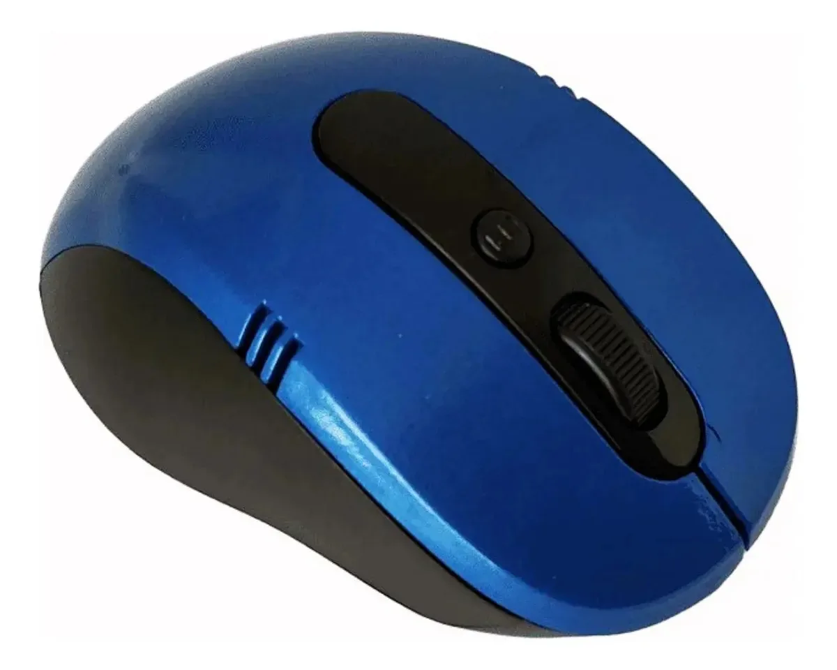 Mouse Sem Fio LEY-172 Azul 2.4GHz 6 Botões foto 3