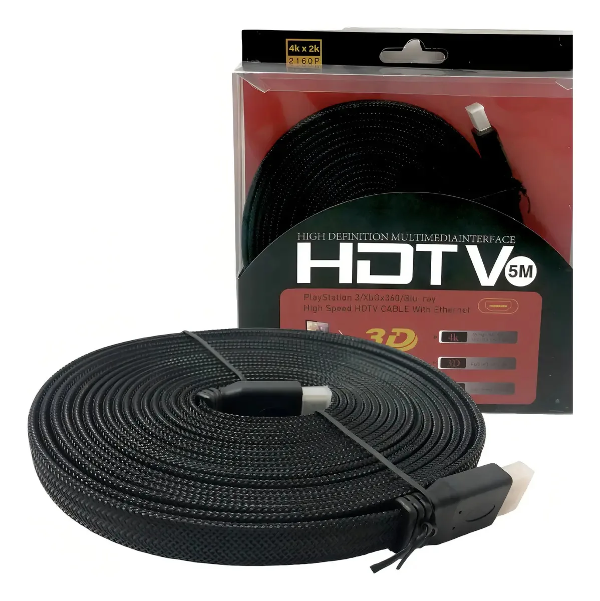 Cabo Hdmi 5 Metros 2160p Kapbom 4k Blidado