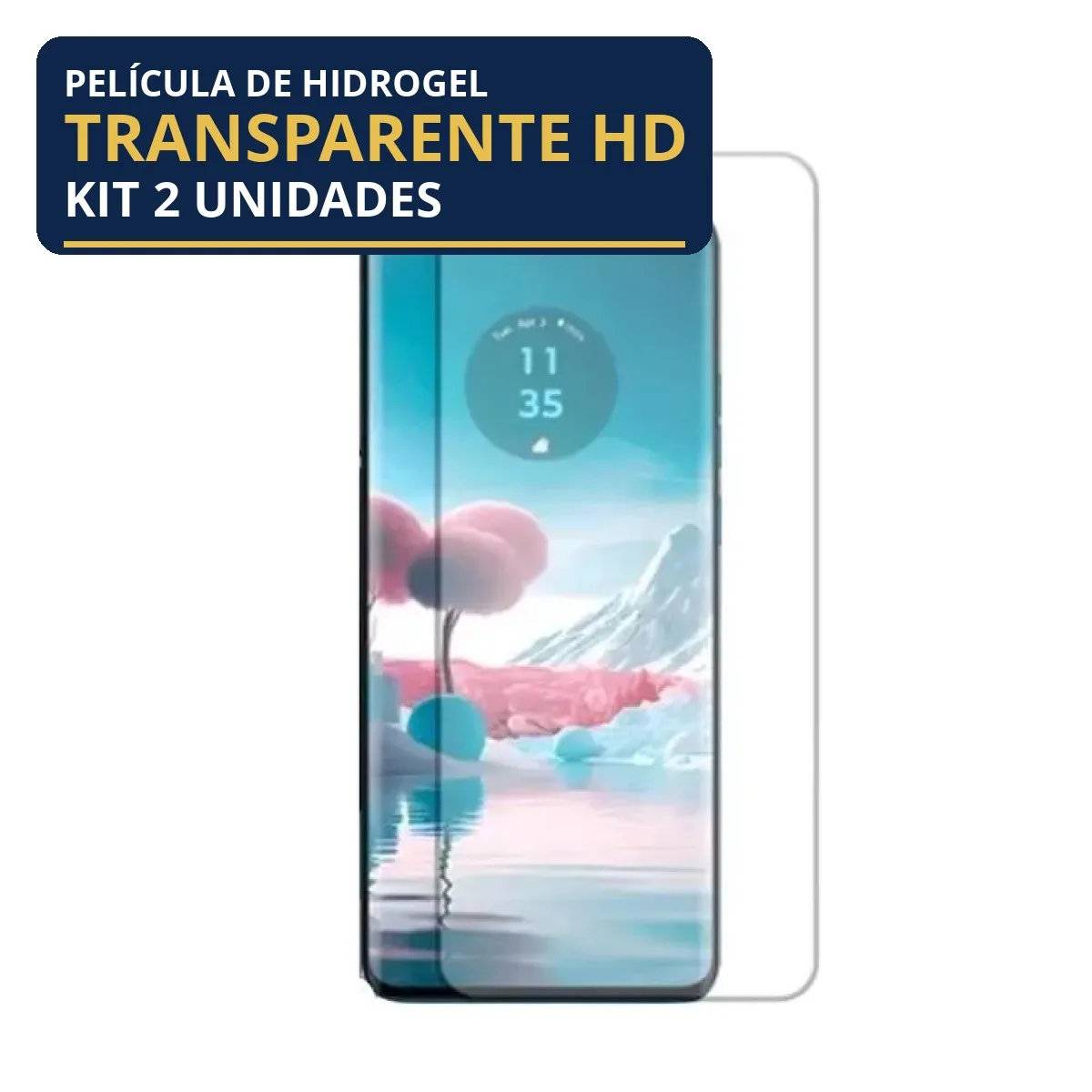Kit 2 Películas Hidrogel Transparente Moto G24