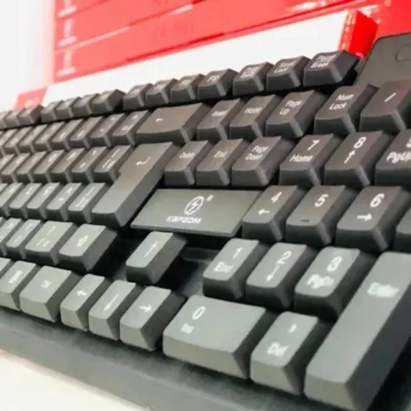 Teclado KA-691 QWERTY USB Preto com Teclado Numérico foto 3