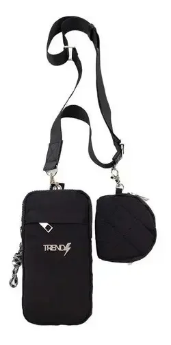 Tipo de mini bolsa de ombro, suporte pequeno para celular