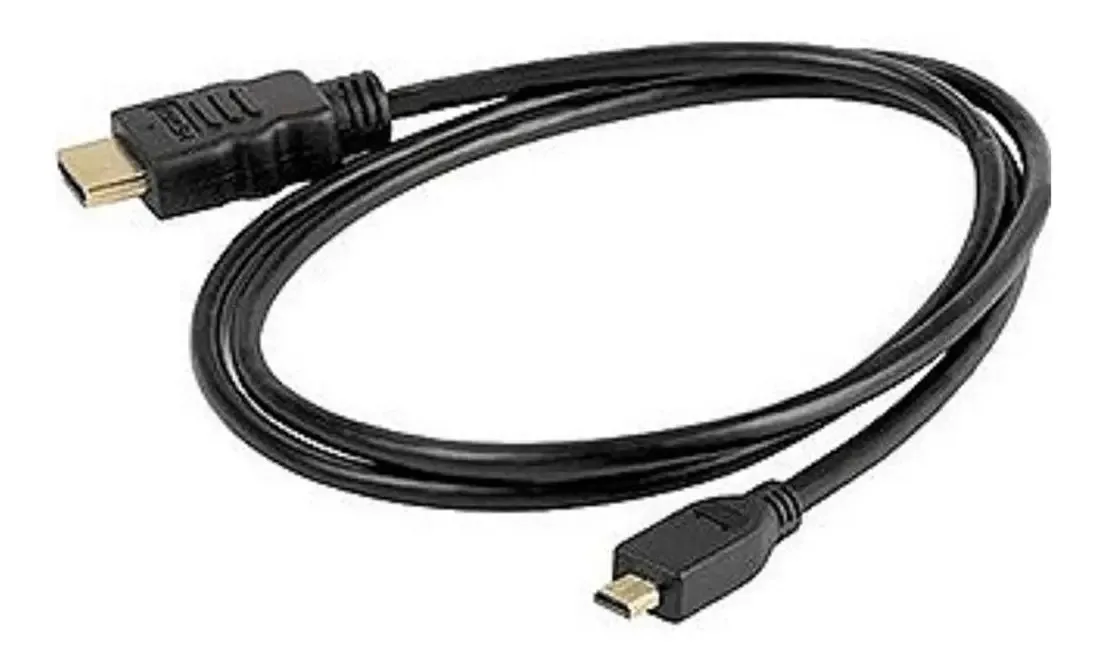 Cabo micro USB com entrada e saída V8 foto 2
