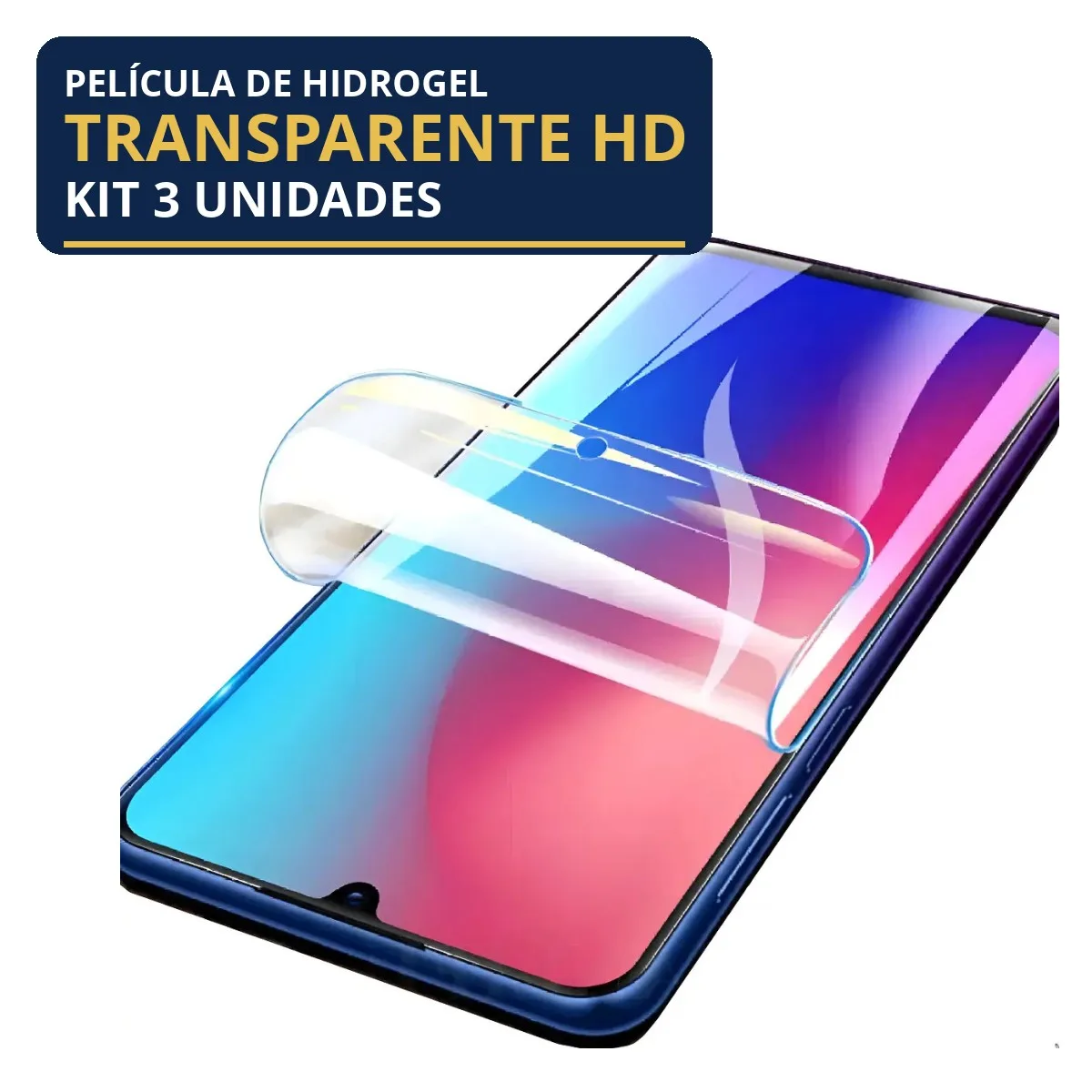 Kit 3 Películas Hidrogel Transparente Zenfone 5 ZE620KL