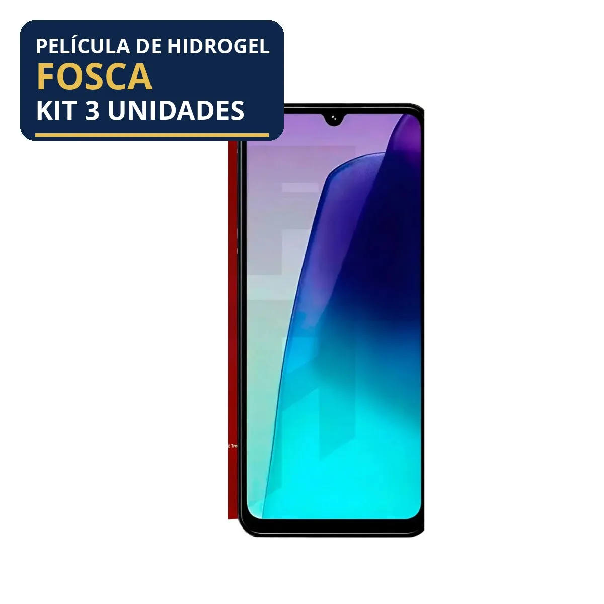 Kit 3 Películas Hidrogel Fosca Redmi 13C