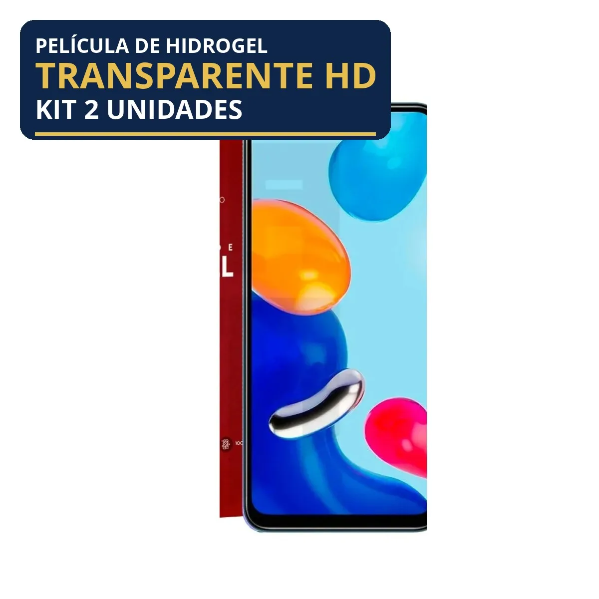 Kit 2 Películas Hidrogel Transparente Redmi Note 11