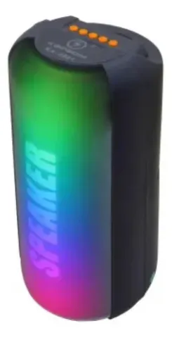 Caixa Som Sem Fio Bluetooth Led Rgb Colorido Speaker Ka-8931