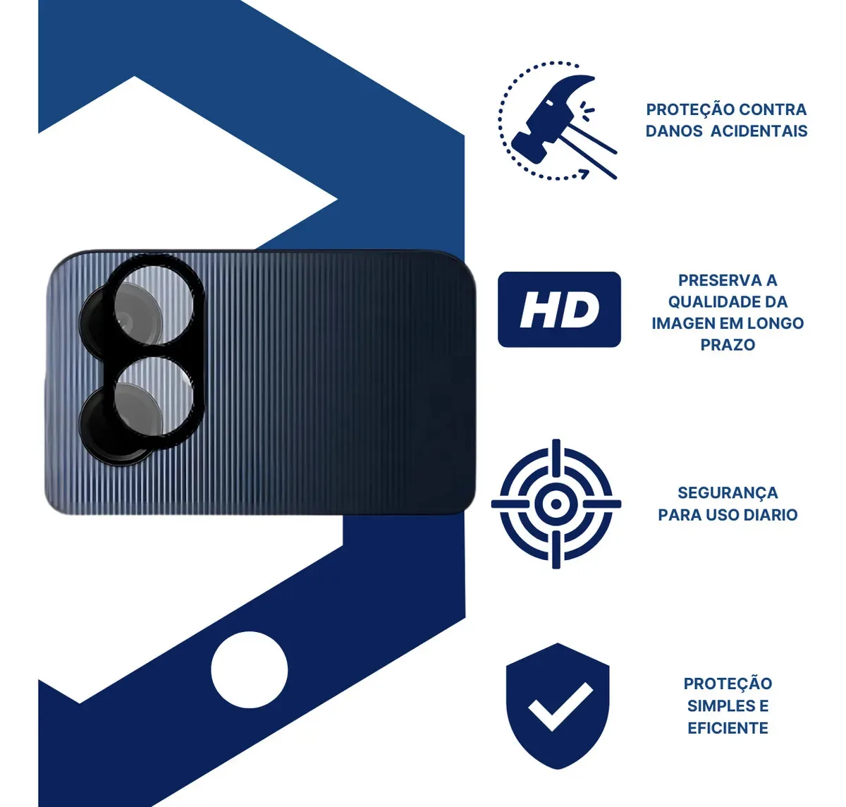 Película De Vidro 3d + Película De Câmera Para Galaxy A06 foto 3