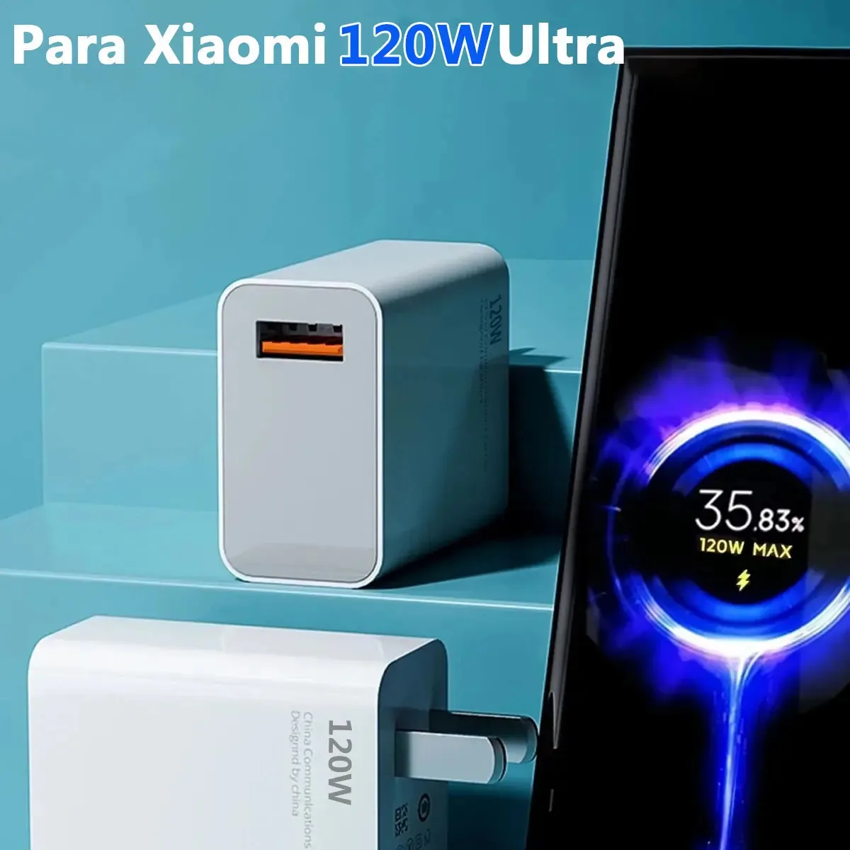 Carregador Super Rápido Tipo C de 33w para Xiaomi com cabo foto 3