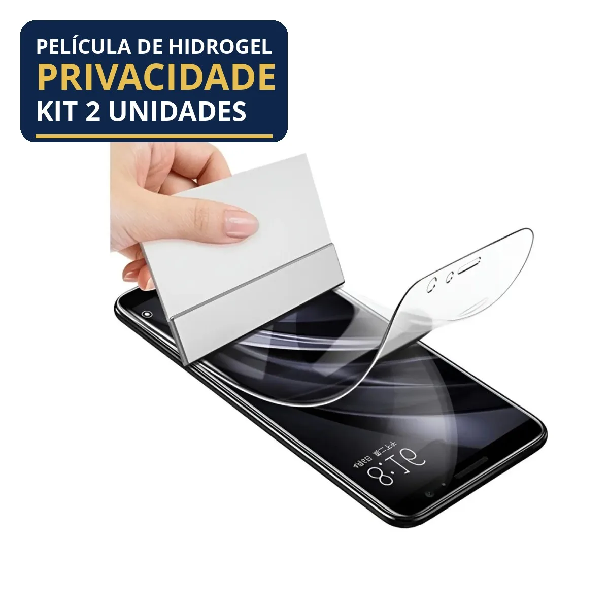 Kit 2 Películas Hidrogel Privacidade Edge 50 Pro