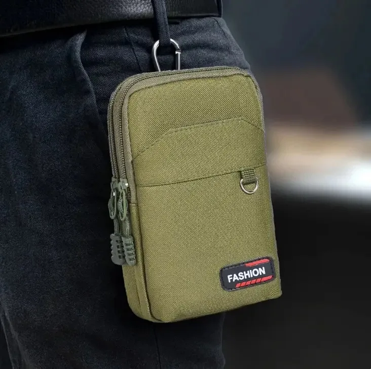 Bolsa Cintura Celular Cor Verde foto 3