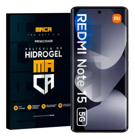 Película Hidrogel Frontal Redmi Note 15 5g Privacidade