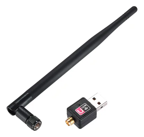 Adaptador WiFi USB 2.4GHz com Antena Externa