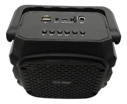 Caixa de Som Portátil Bluetooth -1043A/B Microfone foto 3