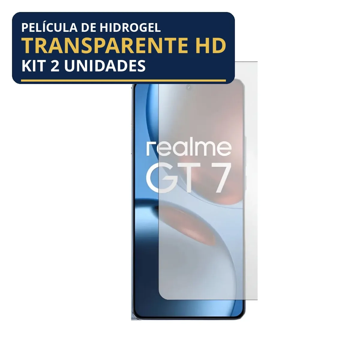 Kit 2 Películas Hidrogel Transparente Realme Gt 7