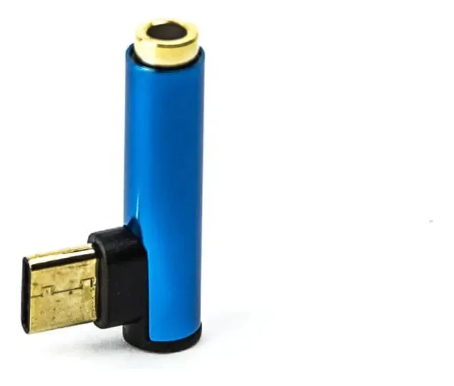 Adaptador Fone De Ouvido Para Usb-c - Azul foto 2