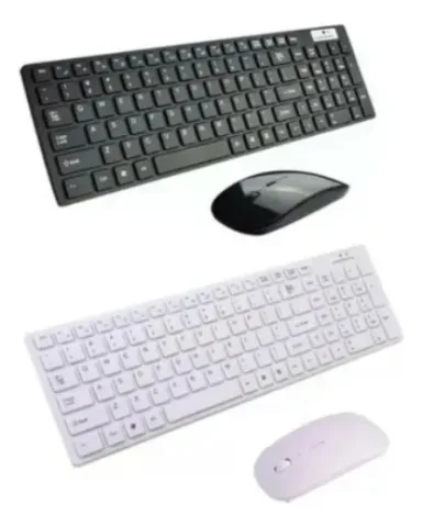 Teclado Lemox + Mouse Sem Fio *cor Ley-171 Preto