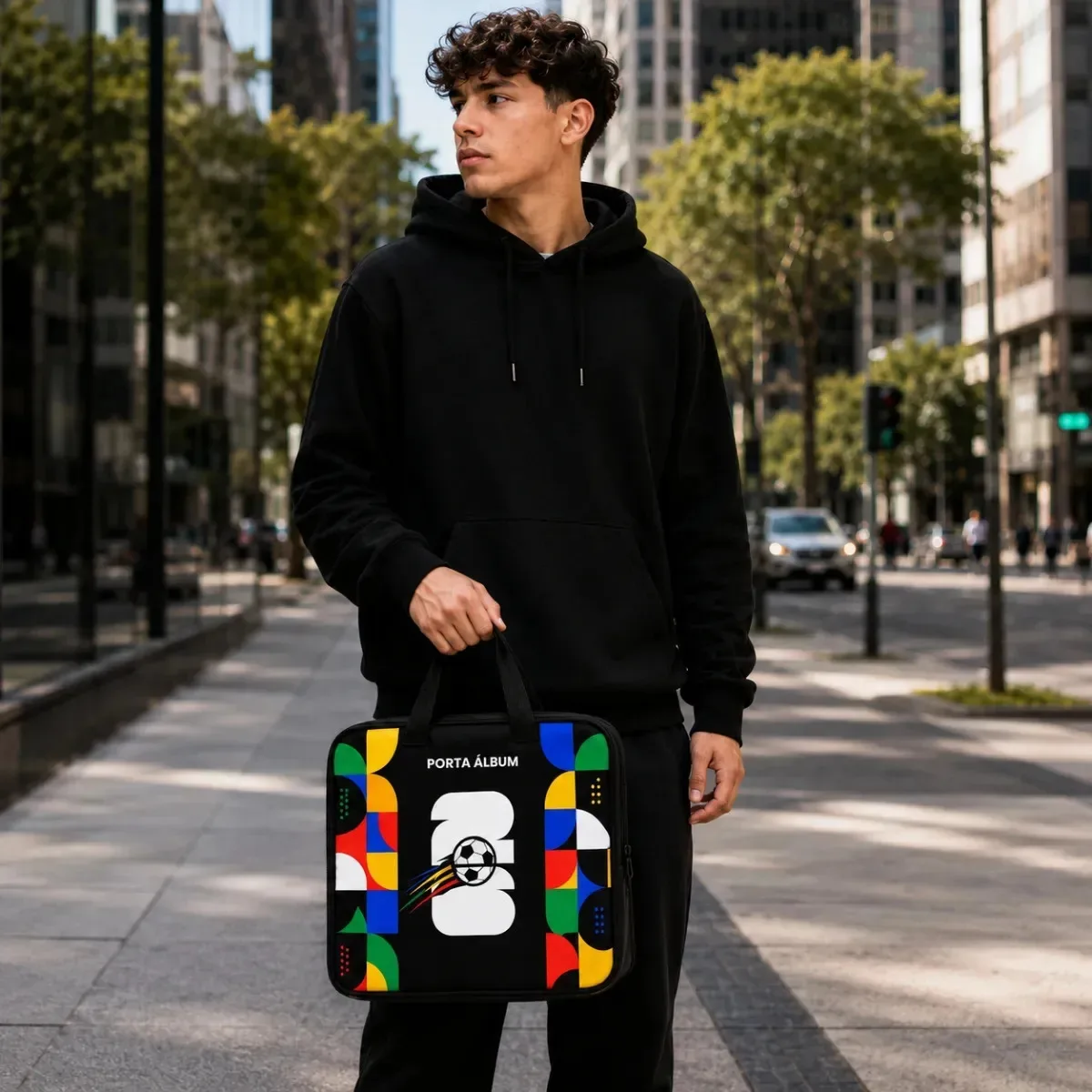 Porta Figurinhas + Bolsa Para Álbum Rega Porta Álbum Copa foto 3