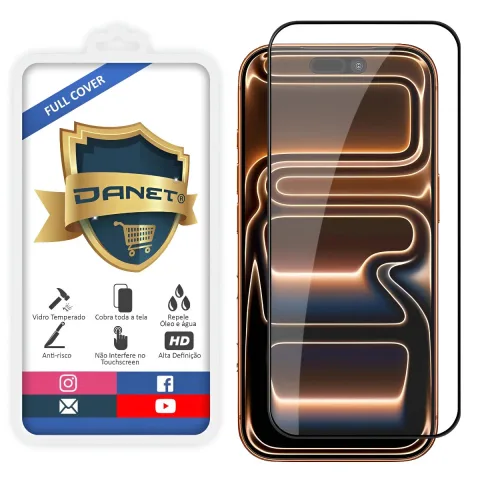 Película Vidro Temperado 3d Para iPhone 17 Pro Max Full Cove