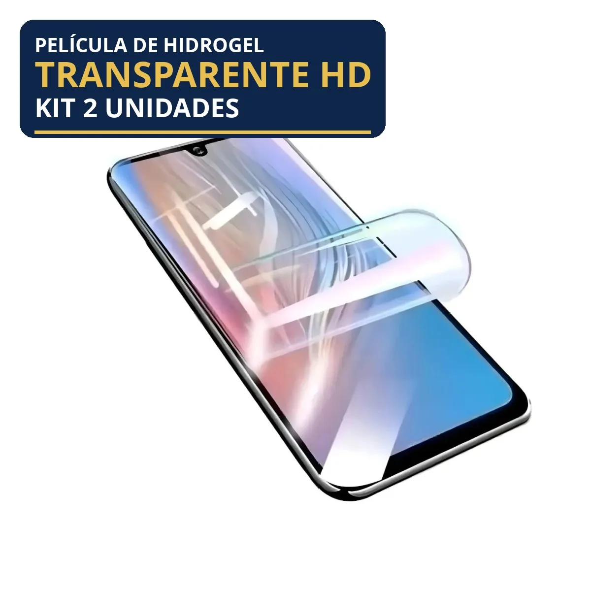 Kit 2 Películas Hidrogel Transparente  Edge 40