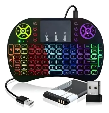 Mini Teclado Gamer Sem Fio AL-313 USB 2.0 Membrana