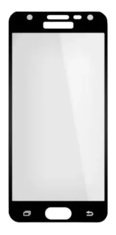 Película Vidro 3d / 5d Preta Temperada Para J5 Prime