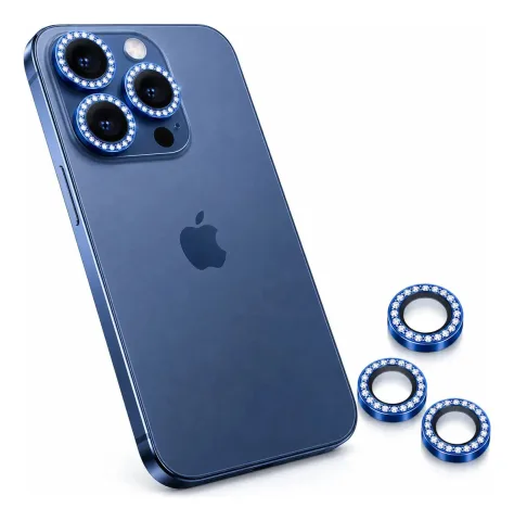 Película Câmera Strass Brilho Para iPhone 11pro/11 Pro Max