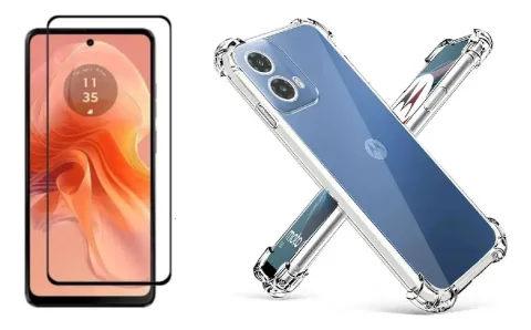 Capa Capinha Para Xiaomi Poco M6 Pro 4g + Pelicula Vidro 3d