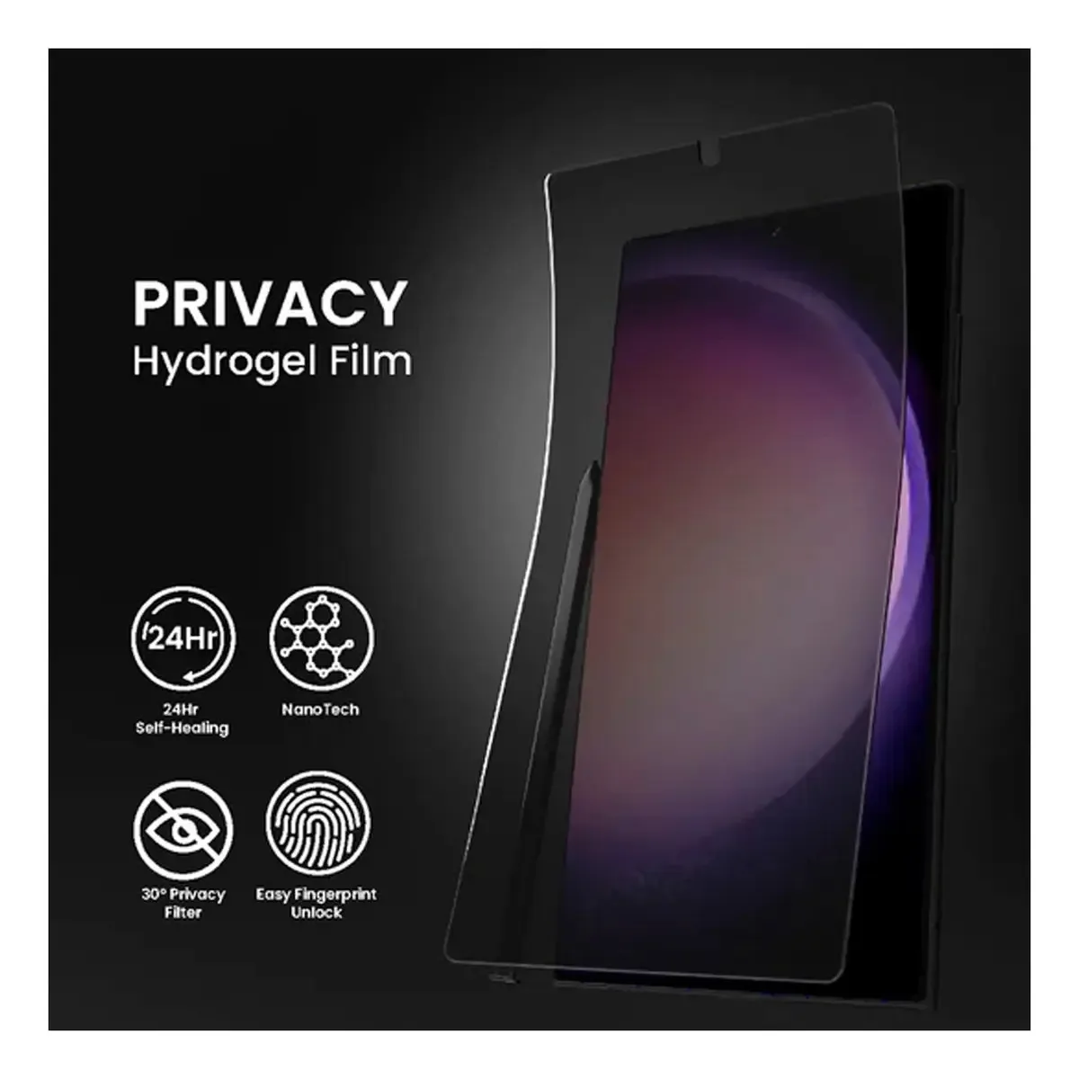 Película Hidrogel iPhone Modelos Fosca Privacidade foto 4