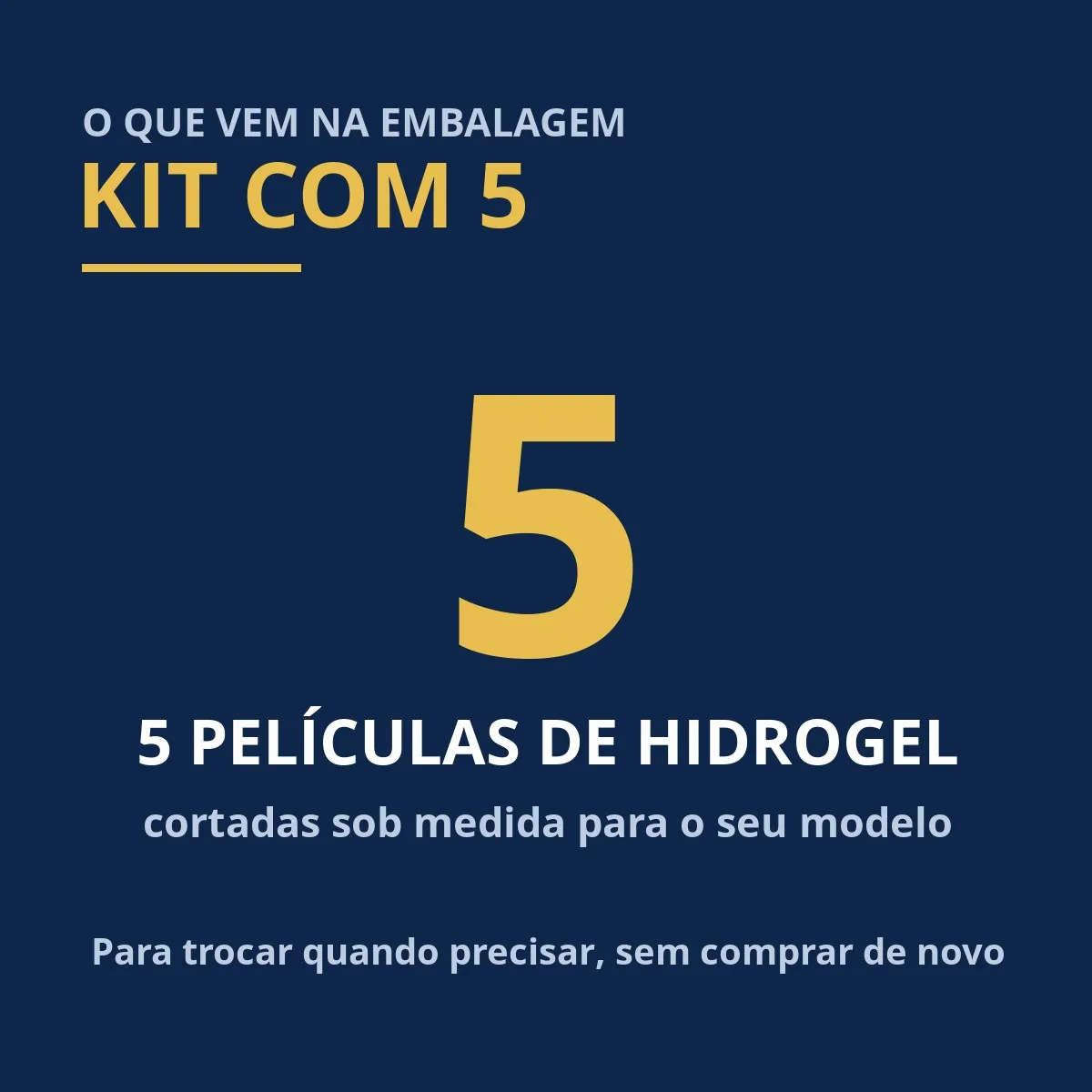 Kit 5 Películas Hidrogel para iPhone 16e foto 8