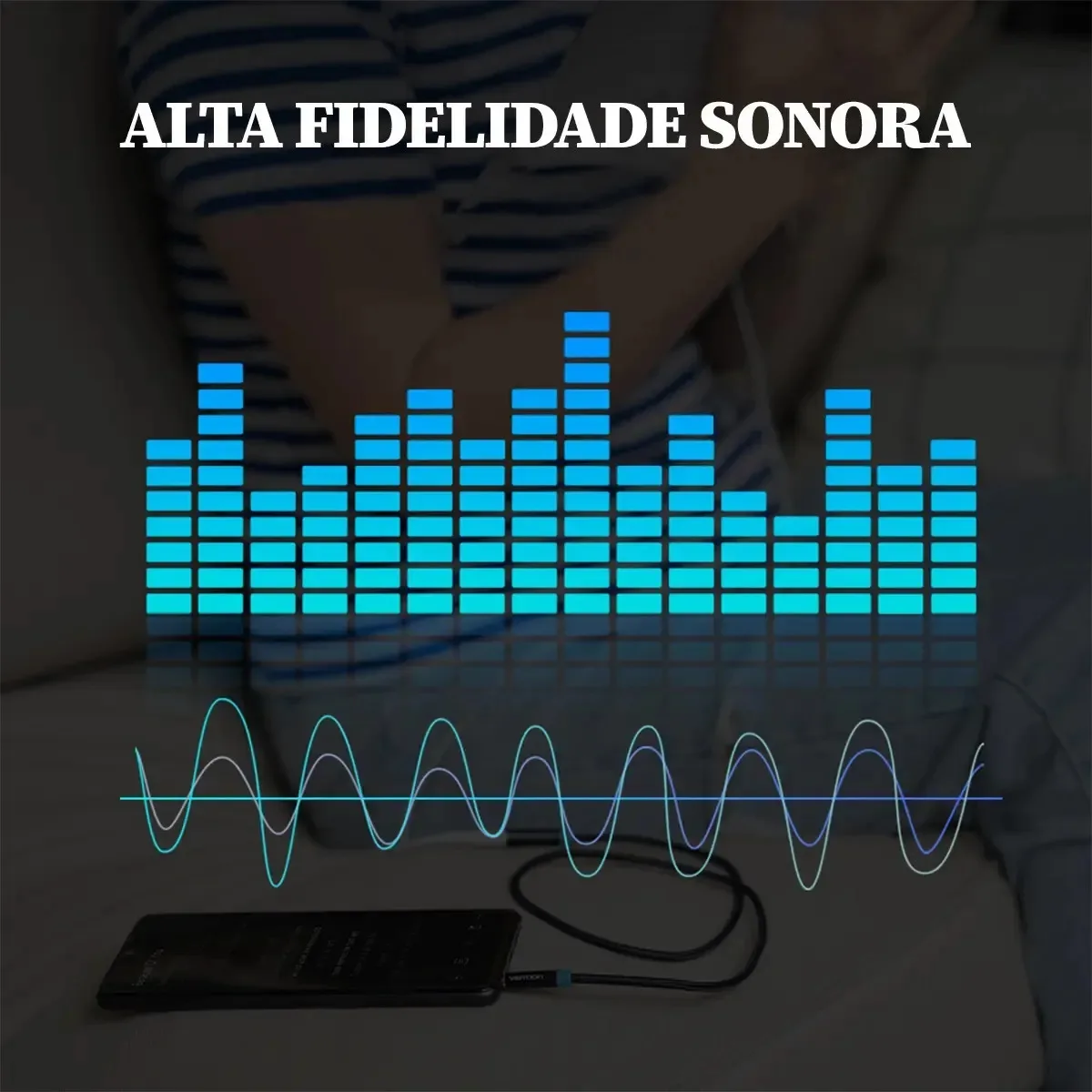 Cabo Extensor Áudio P2 Fone Headset P2 Macho X P2 Femea 1,5m foto 3