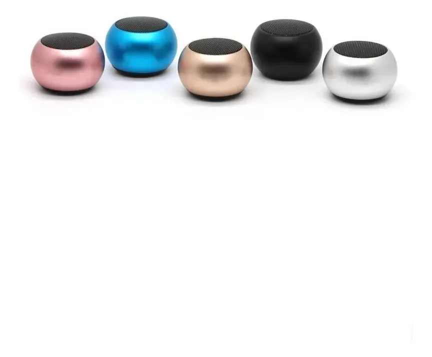 Mini Caixa Som Bluetooth Bolinha Metal Amplificada Speaker foto 3