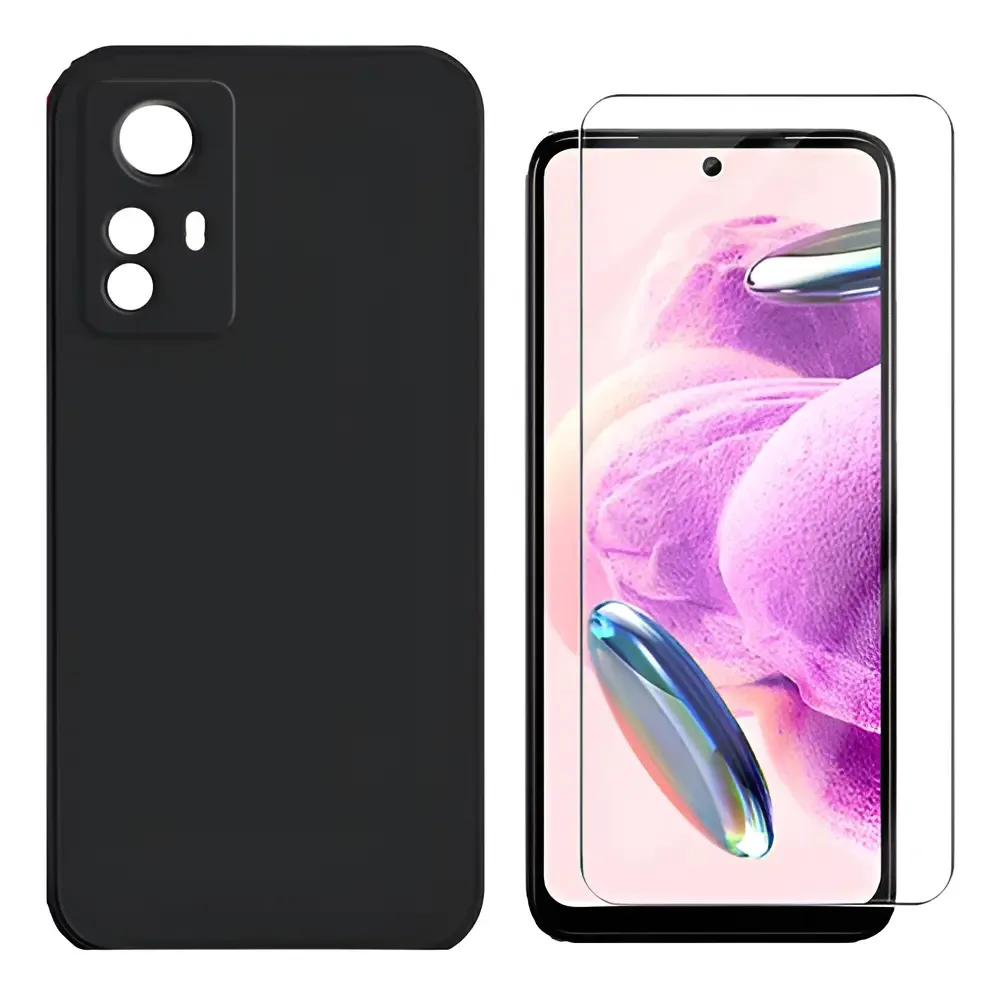 Capa Capinha Slim + Película Vidro Para Redmi Note 12s 4g