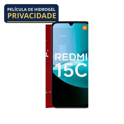 Película Hidrogel Frontal Redmi 15c 4g Privacidade