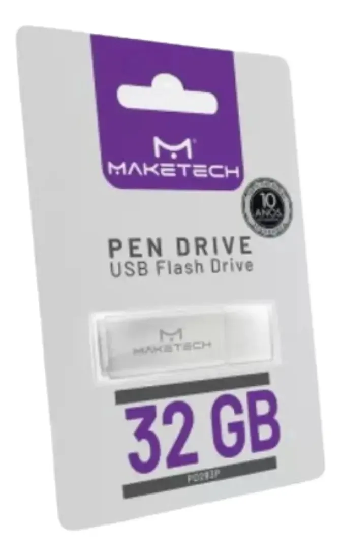 Pen Drive 32GB USB 2.0 PD283P Preto Plástico foto 2
