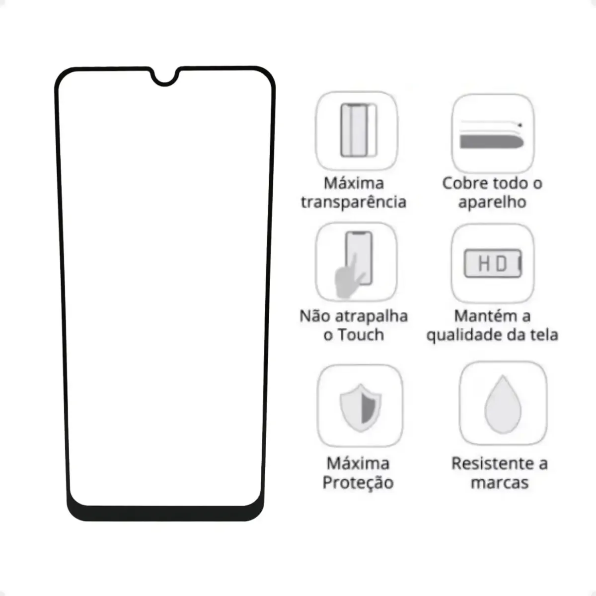 Película Vidro 3d Para Xiaomi Redmi 15c 4g / Poco C85 6.9 foto 2